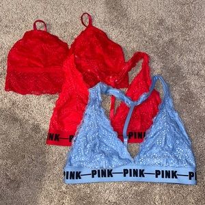 PINK bralettes